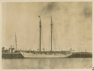 Image: Bowdoin at dock